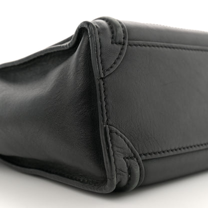 Celine Smooth Calfskin Nano Luggage Black 8 of 14