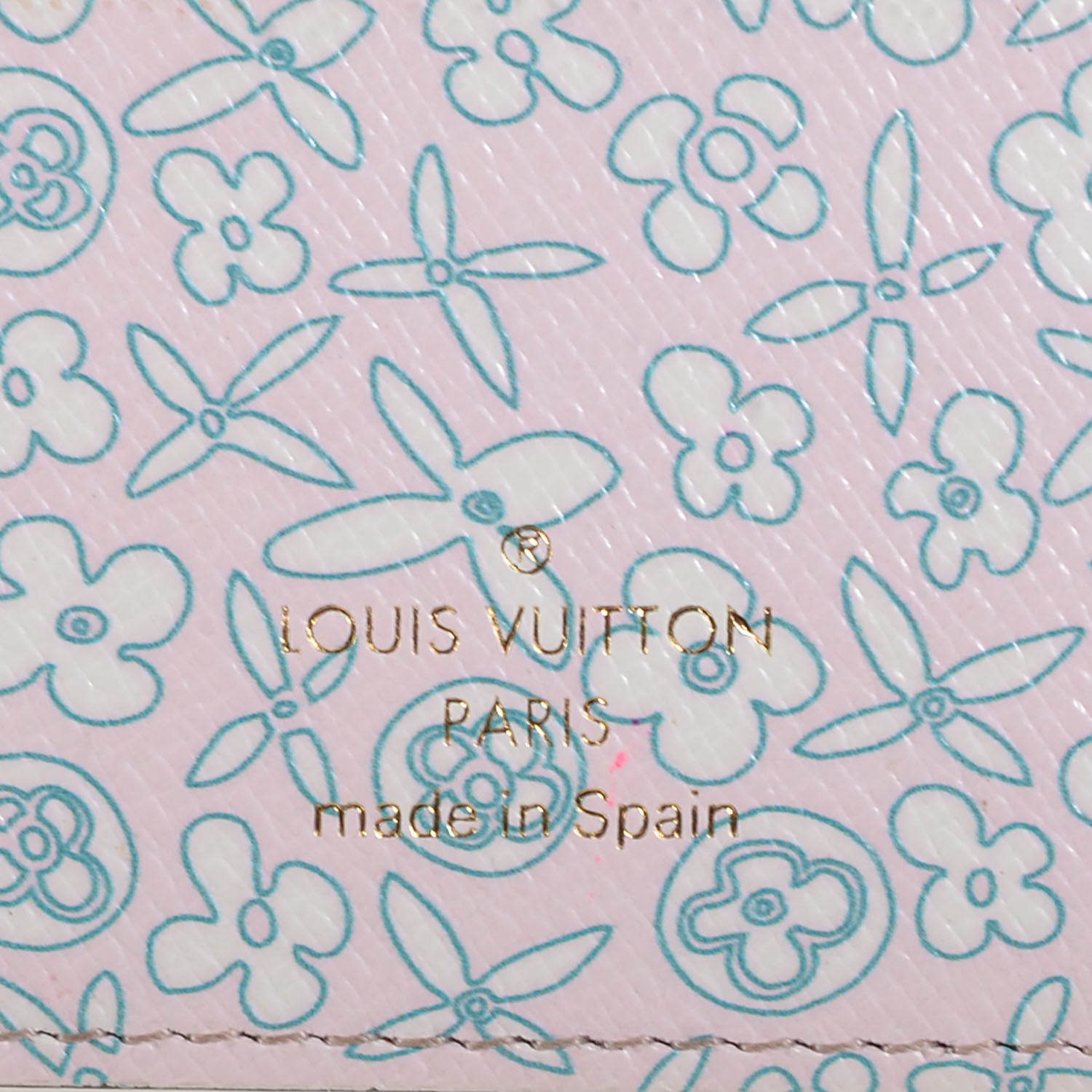 Louis Vuitton Monogram Fleuri Insolite Wallet Rose 6 of 7