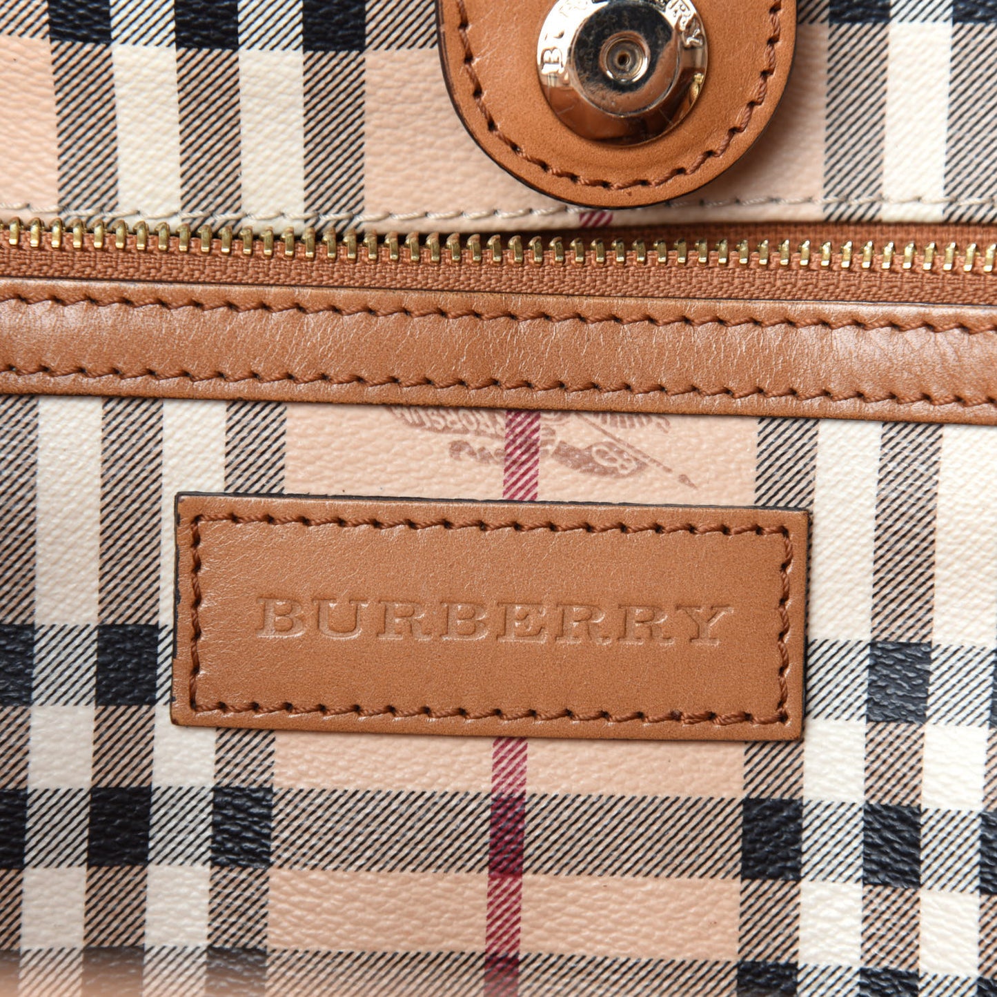 Haymarket Check Small Canterbury Tote Brown
