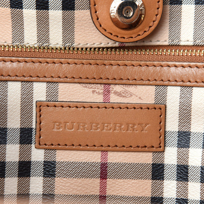 Burberry Haymarket Check Small Canterbury Tote Brown 11 of 14