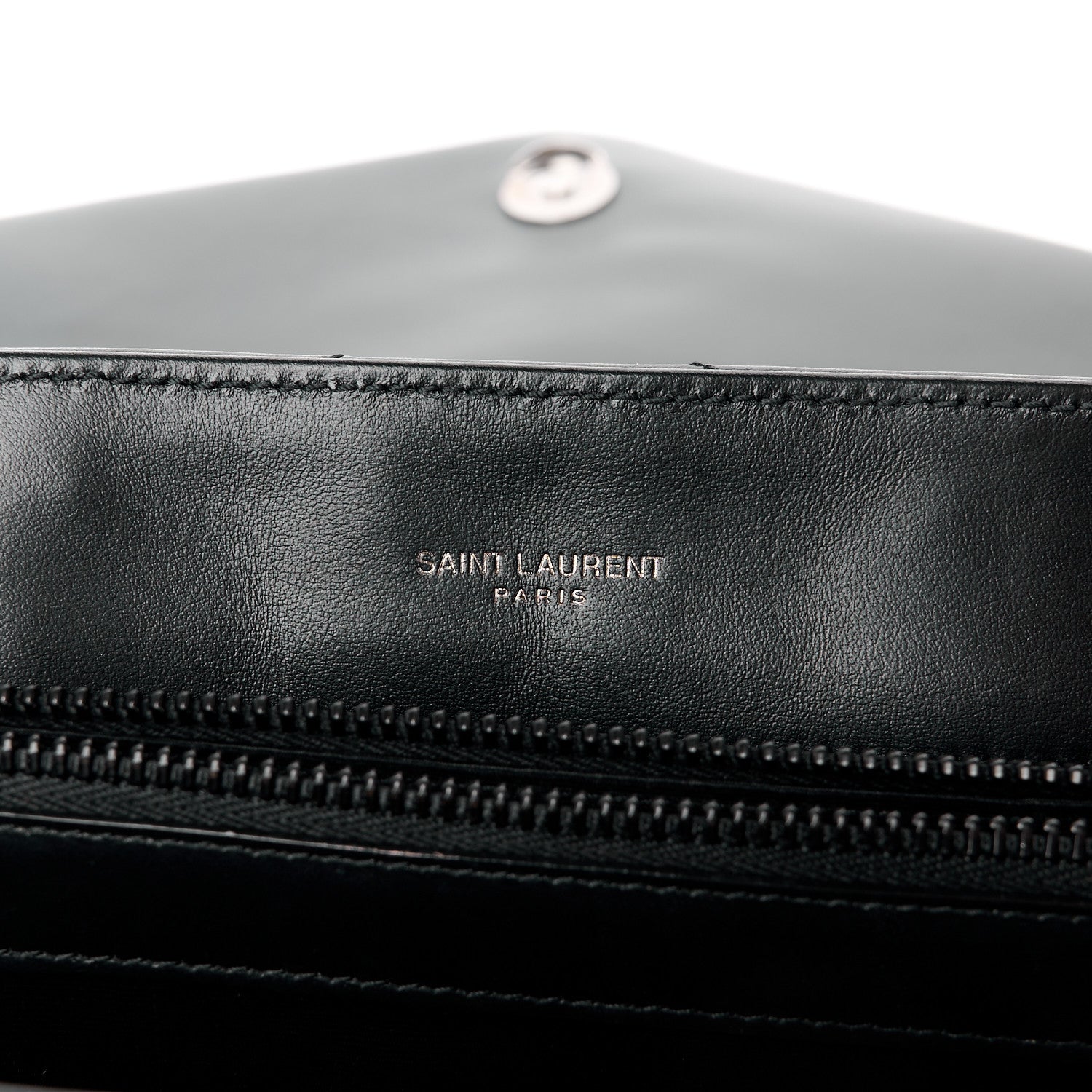 Saint Laurent Calfskin Y Quilted Monogram Monochrome Medium Loulou Chain Satchel Black 6 of 12