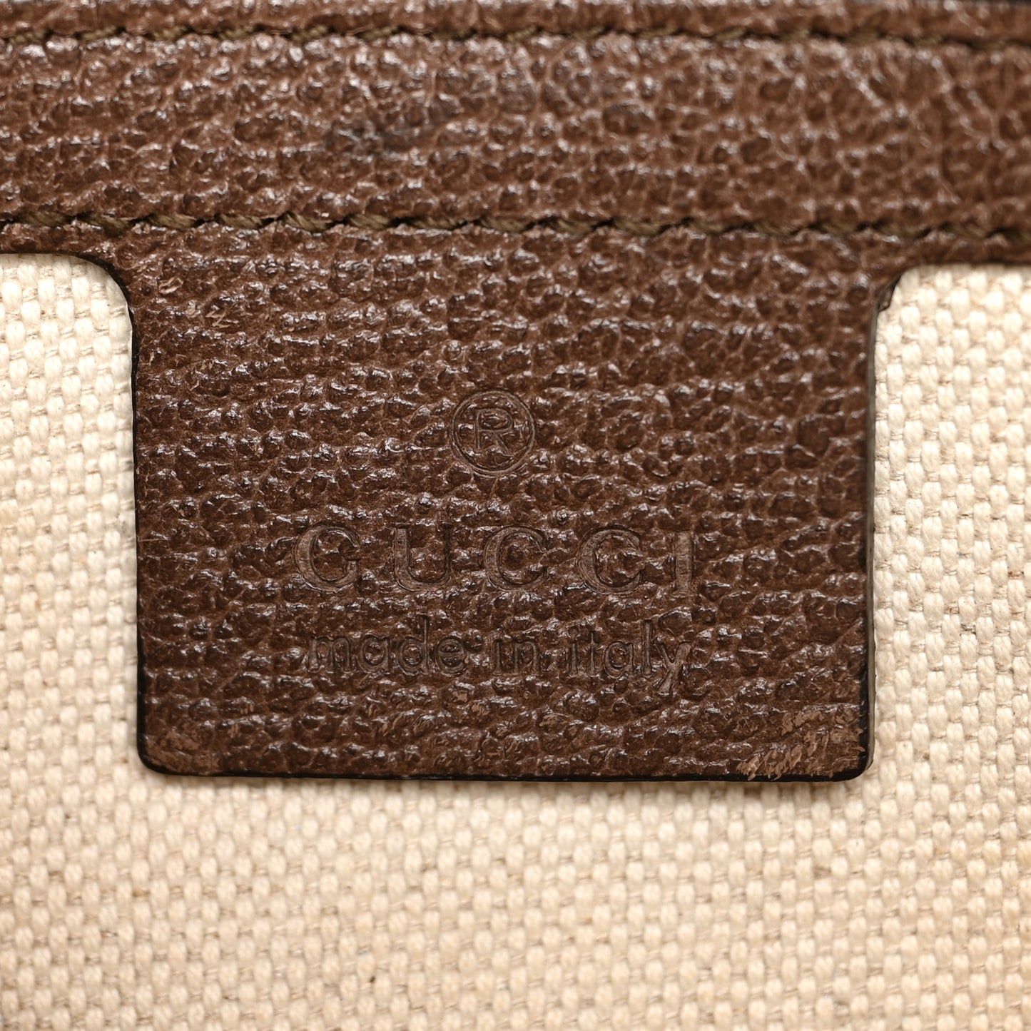 Soft GG Supreme Monogram Medium Ophidia Belt Bag Dark Brown