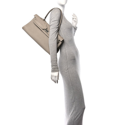 Hermes Togo Horseshoe Shoulder Kelly 42 Gris Tourterelle 2 of 11