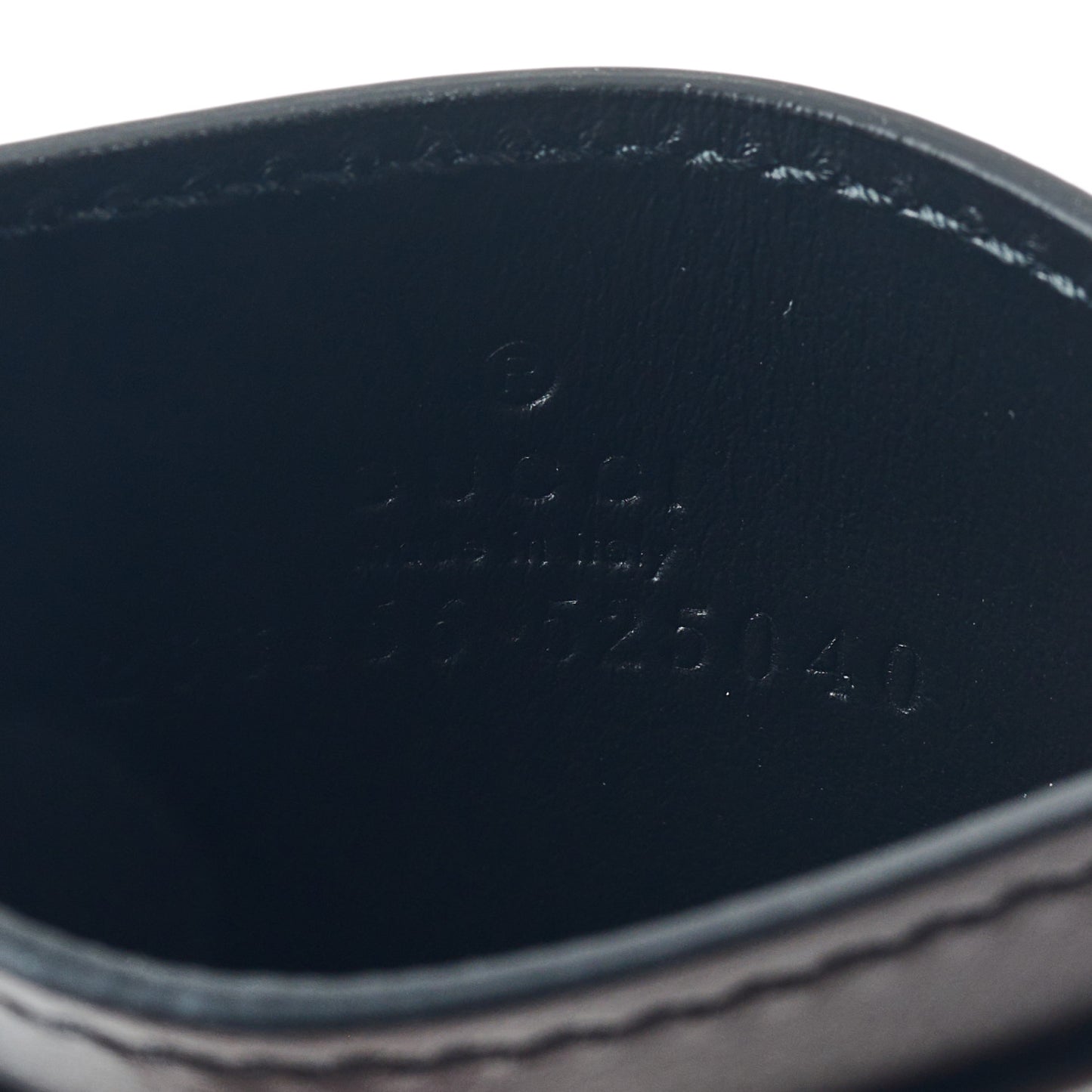 GG Supreme Monogram Calfskin Card Holder Beige Black