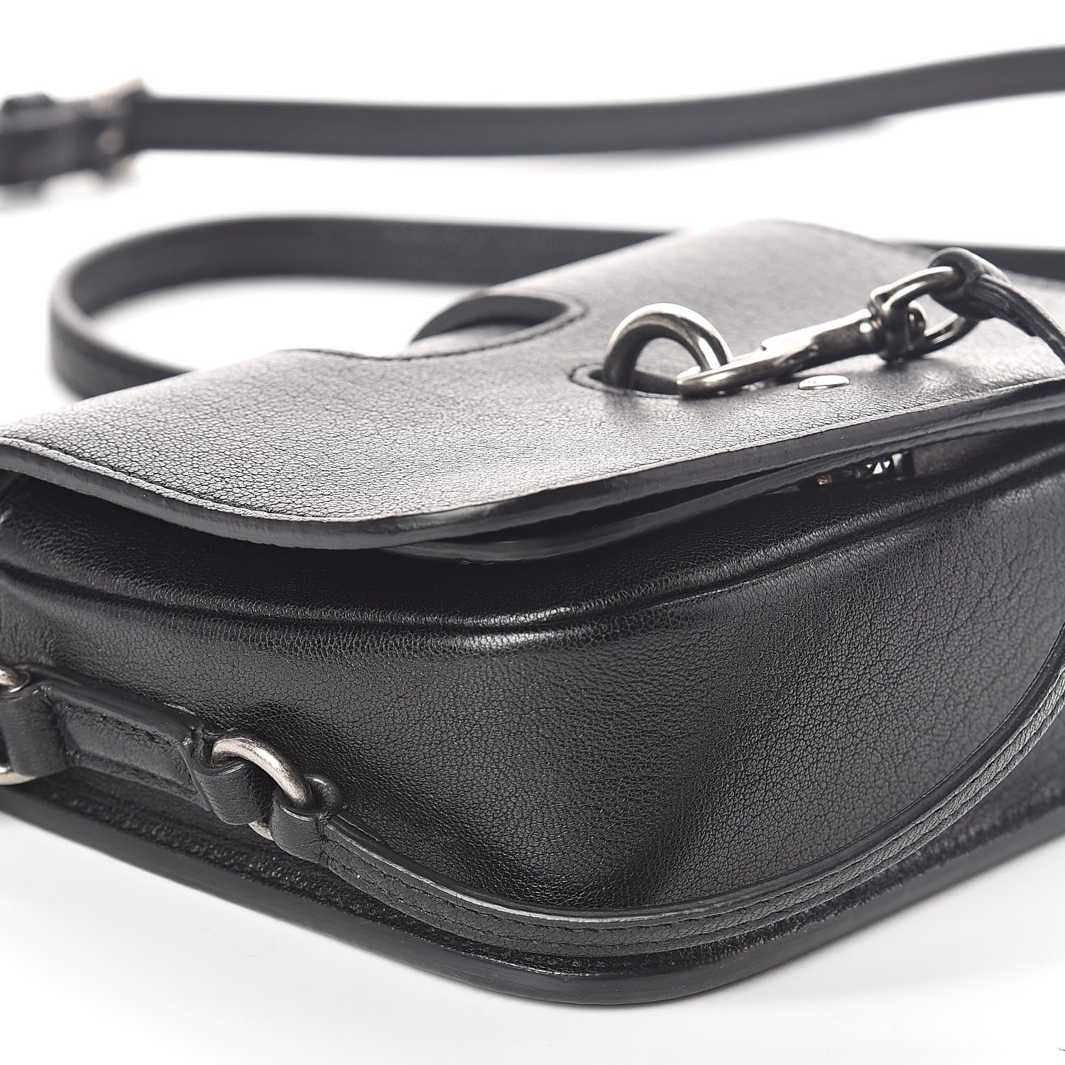 Saint Laurent Lambskin Toy Charlotte Messenger Bag Black 9 of 10