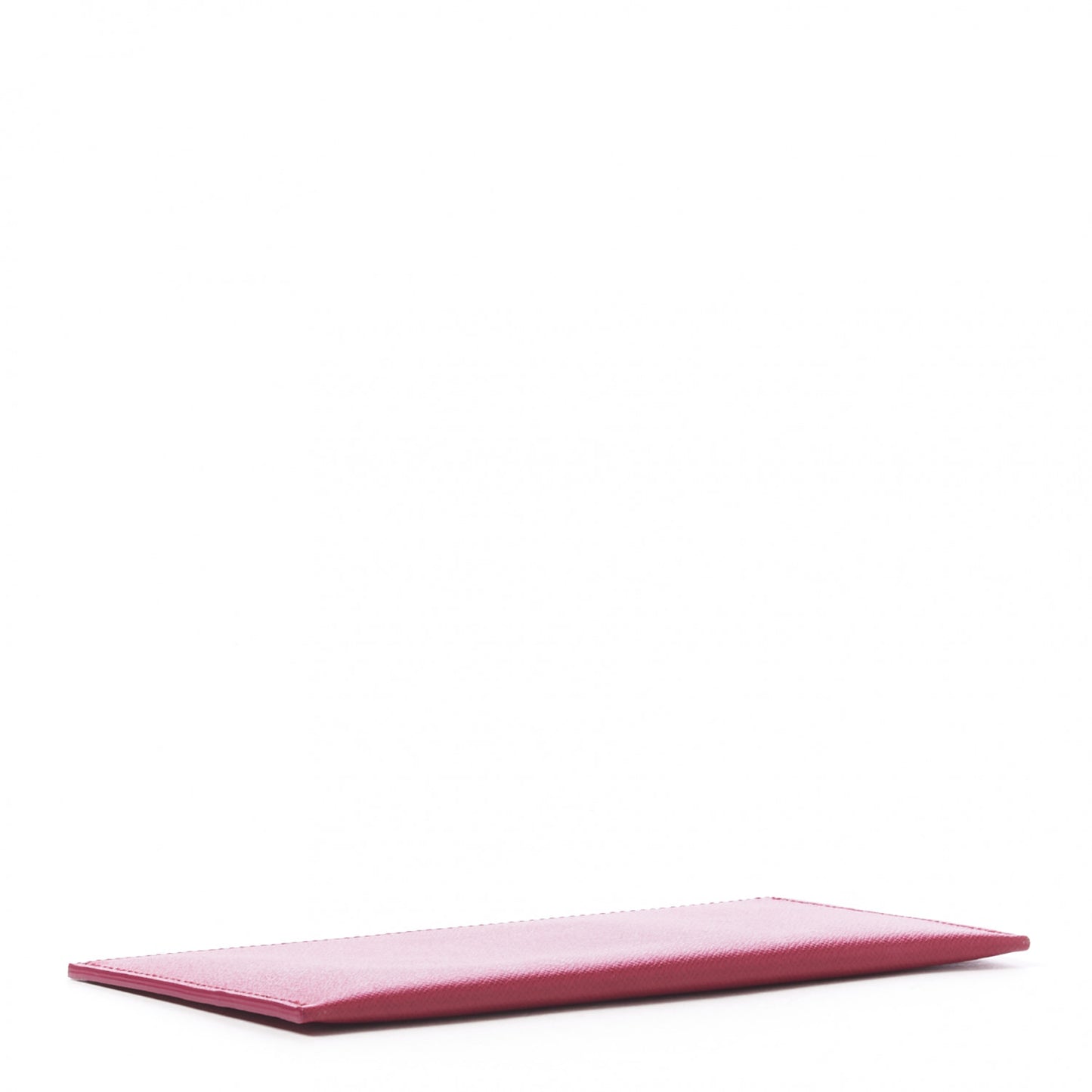 Calfskin Felicie Card Holder Insert Fuchsia