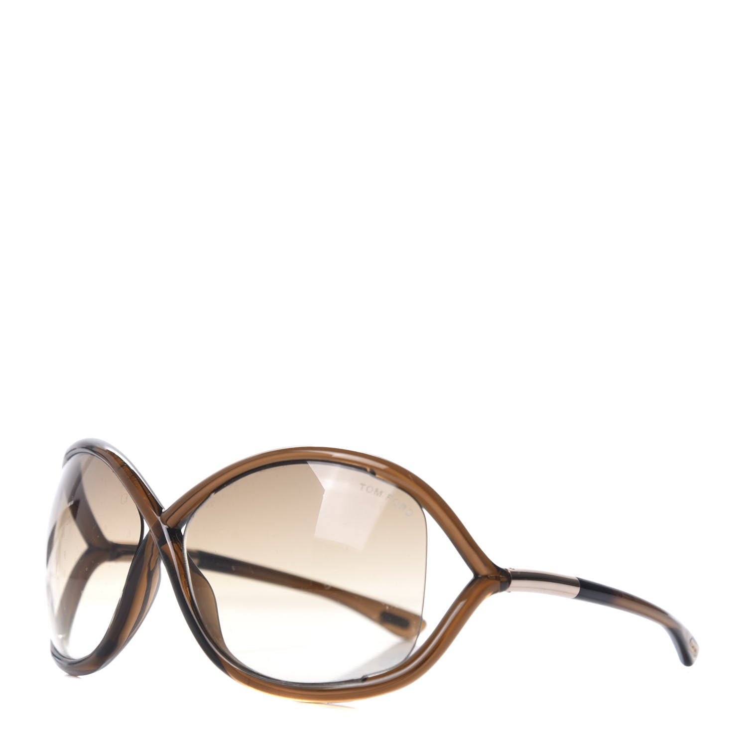 Tom Ford Acetate Whitney Crossover Sunglasses TF9 Brown 1 of 8