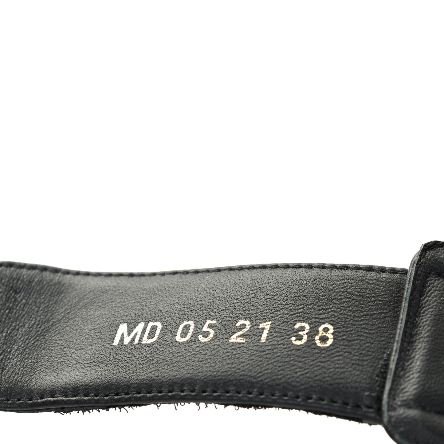 Lambskin Dioract 10mm Sandals 38 Black