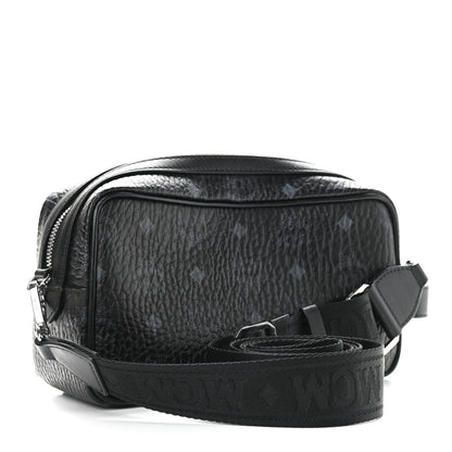 MCM Visetos Camera Crossbody Bag Black 2 of 9