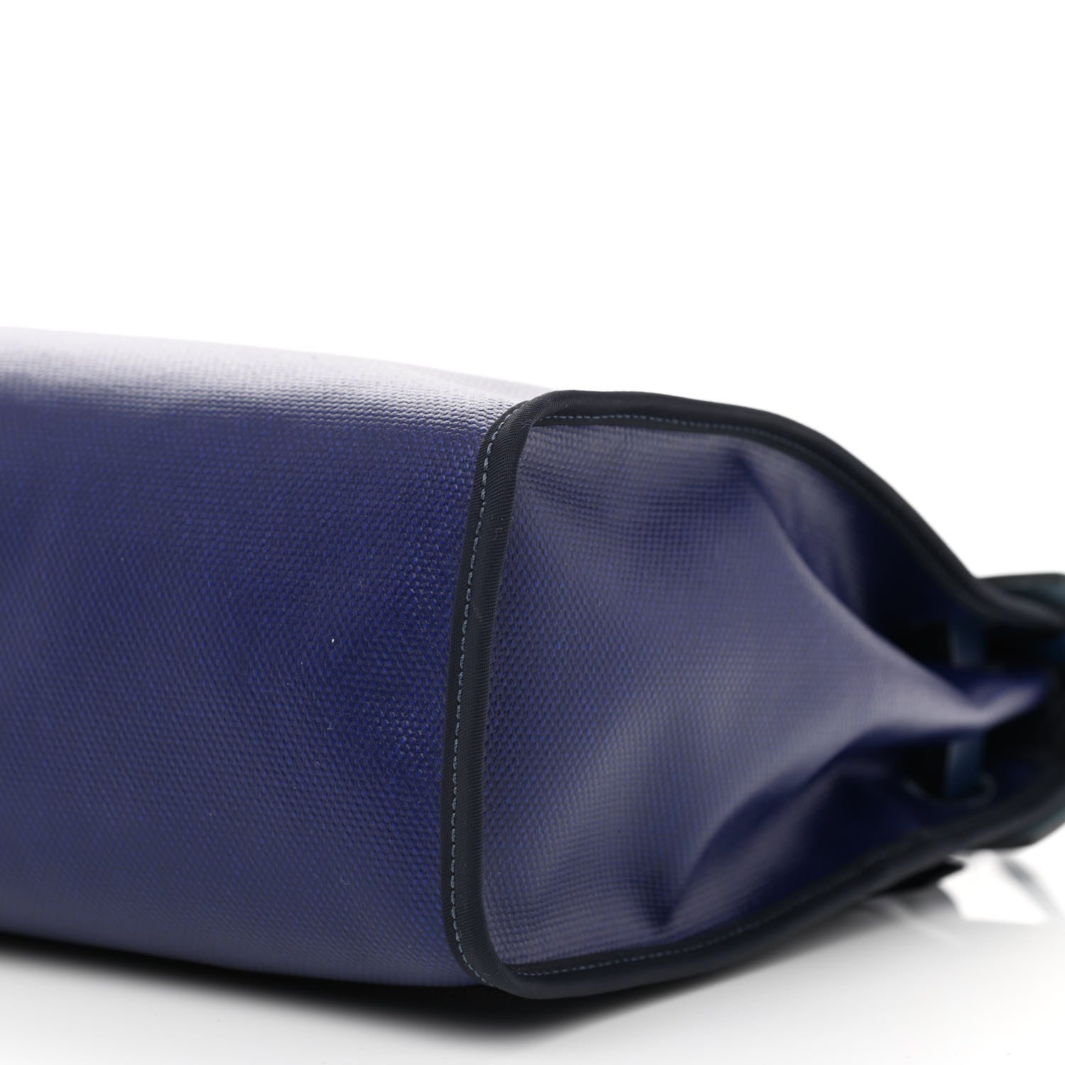 Hermes Toile H Berline Vache Hunter Herbag Zip PM 31 Bleu Encre Bleu Saphir 12 of 12