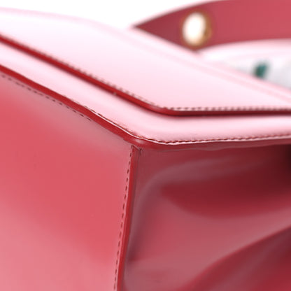 Marc Jacobs Shiny Calfskin Uptown Shoulder Bag Santa Fe Red 9 of 11