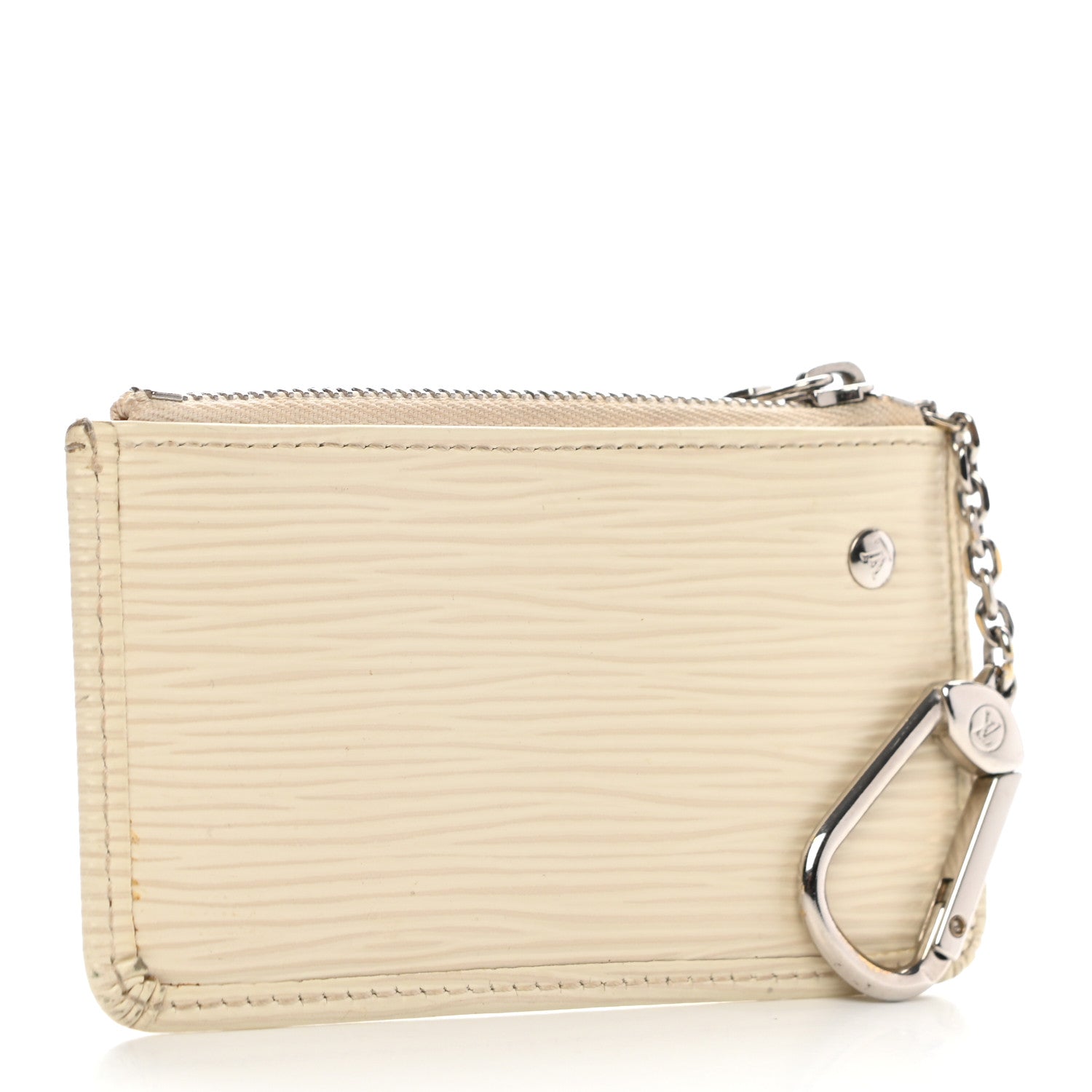 Louis Vuitton Epi Key Pouch Ivory 3 of 10