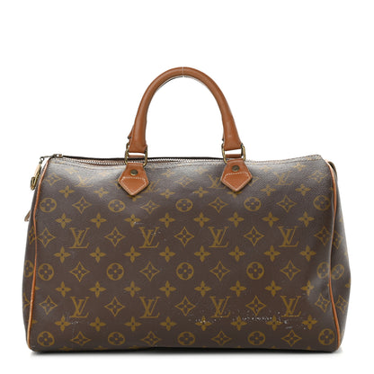 Louis Vuitton Monogram French Company Speedy 35 1 of 33
