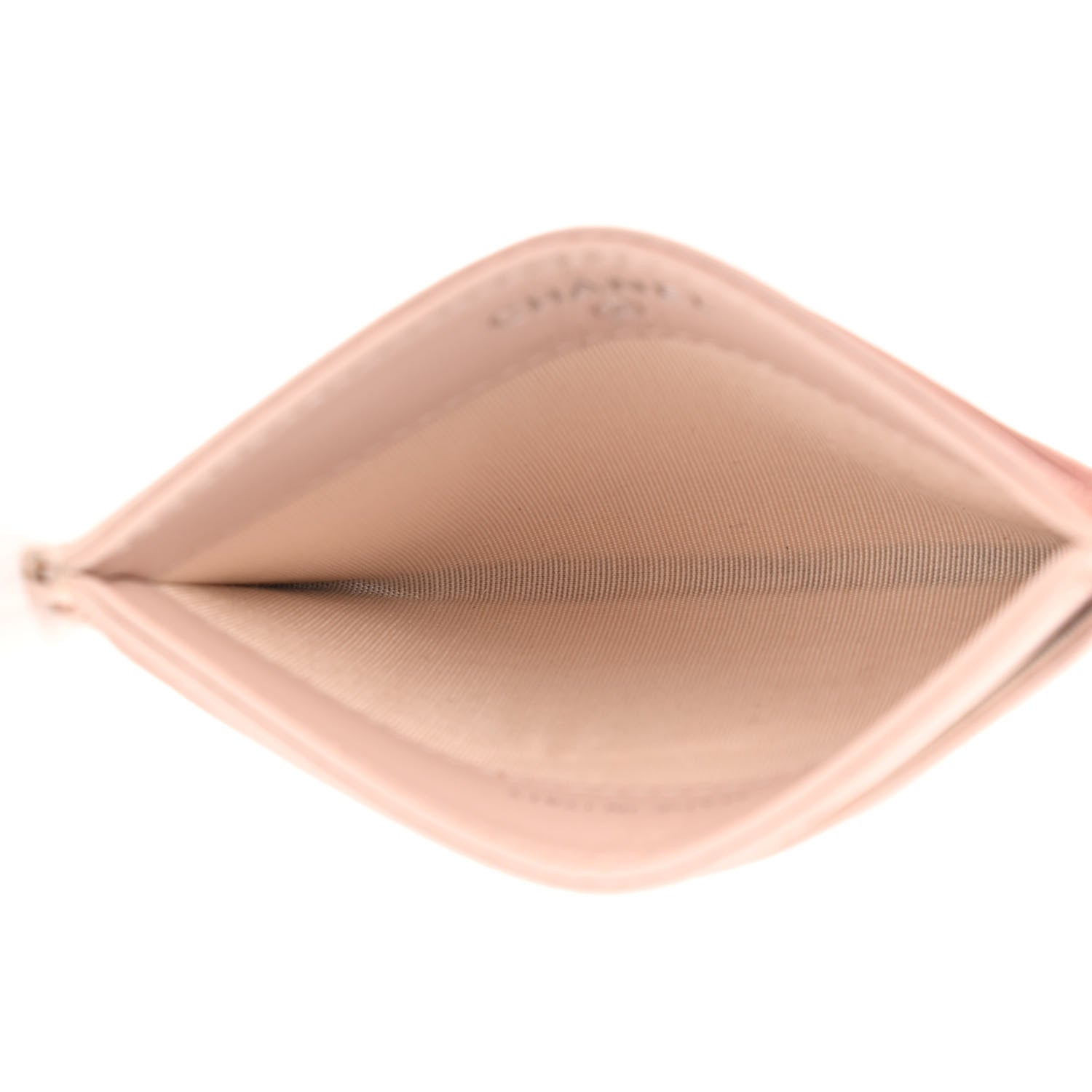 Chanel Goatskin Camellia Embossed Card Holder Light Pink 5 of 10
