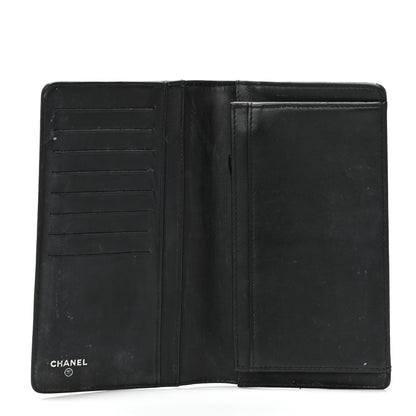 Chanel Patent Calfskin Quilted Boy Yen Wallet Black 5 of 15