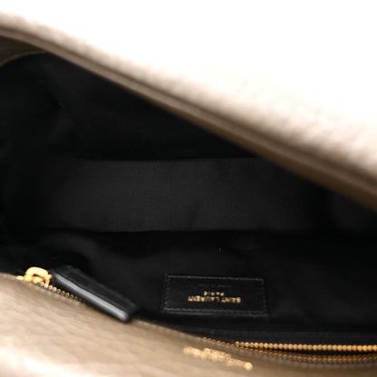 Saint Laurent Grained Lambskin Medium Calypso Light Musk 5 of 10