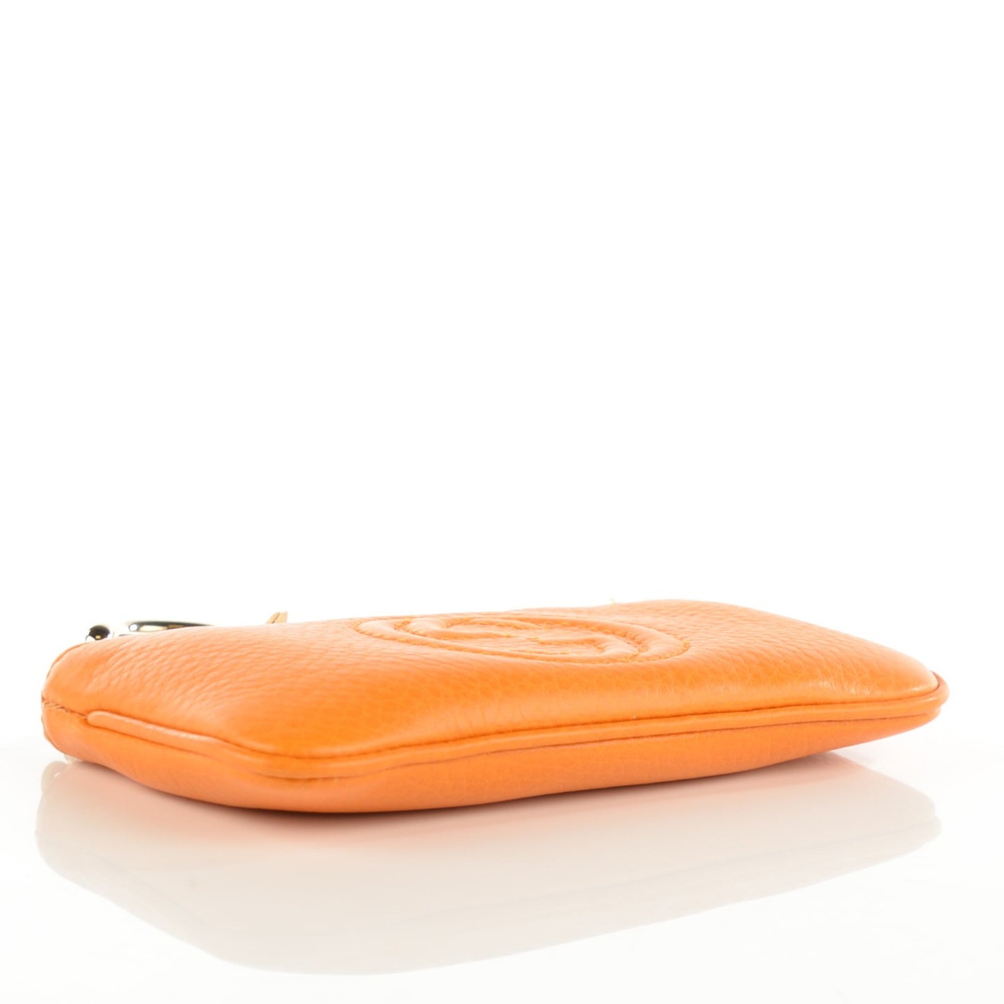 Pebbled Calfskin Soho Key Case Curcuma