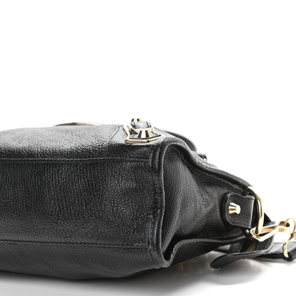 Balenciaga Chevre Gold Metallic Edge Hardware Mini City Black 6 of 10