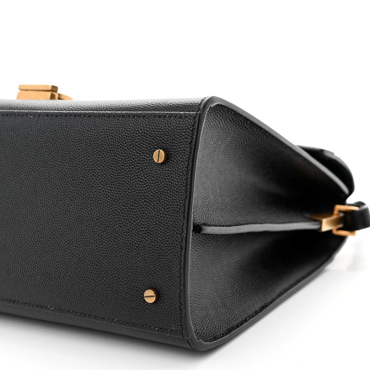 Grain de Poudre Medium Classic Monogram Cassandra Top Handle Black
