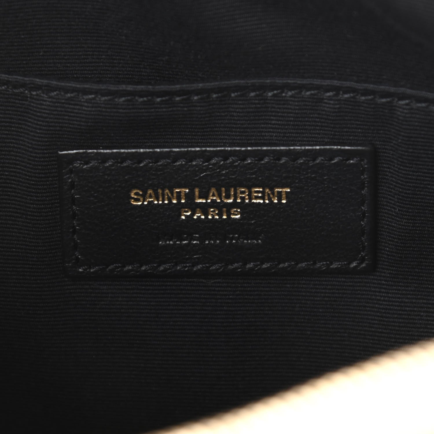 Saint Laurent Calfskin Matelasse Monogram Lou Camera Bag Dark Latte 6 of 13