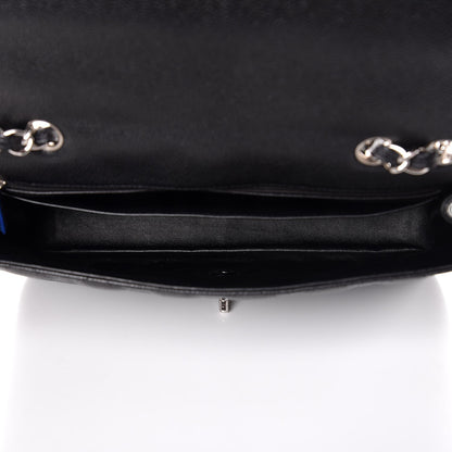 Chanel Caviar Quilted Jumbo Single Flap Black 5 of 7