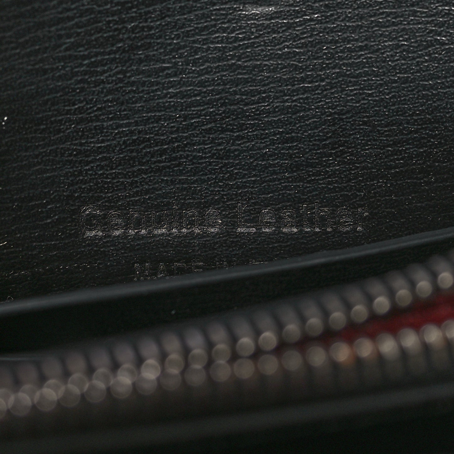 Calfskin Jitney Logo Flap Wallet On Chain Black