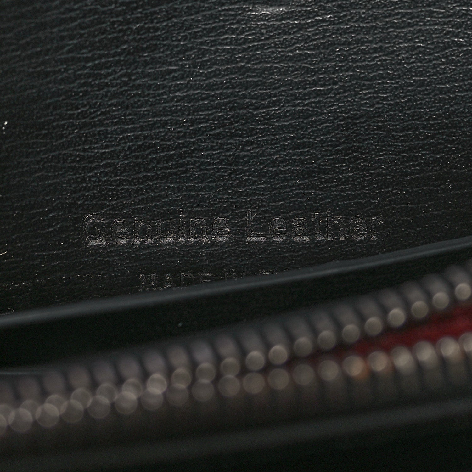 Off-White Calfskin Jitney Logo Flap Wallet On Chain Black 6 of 9