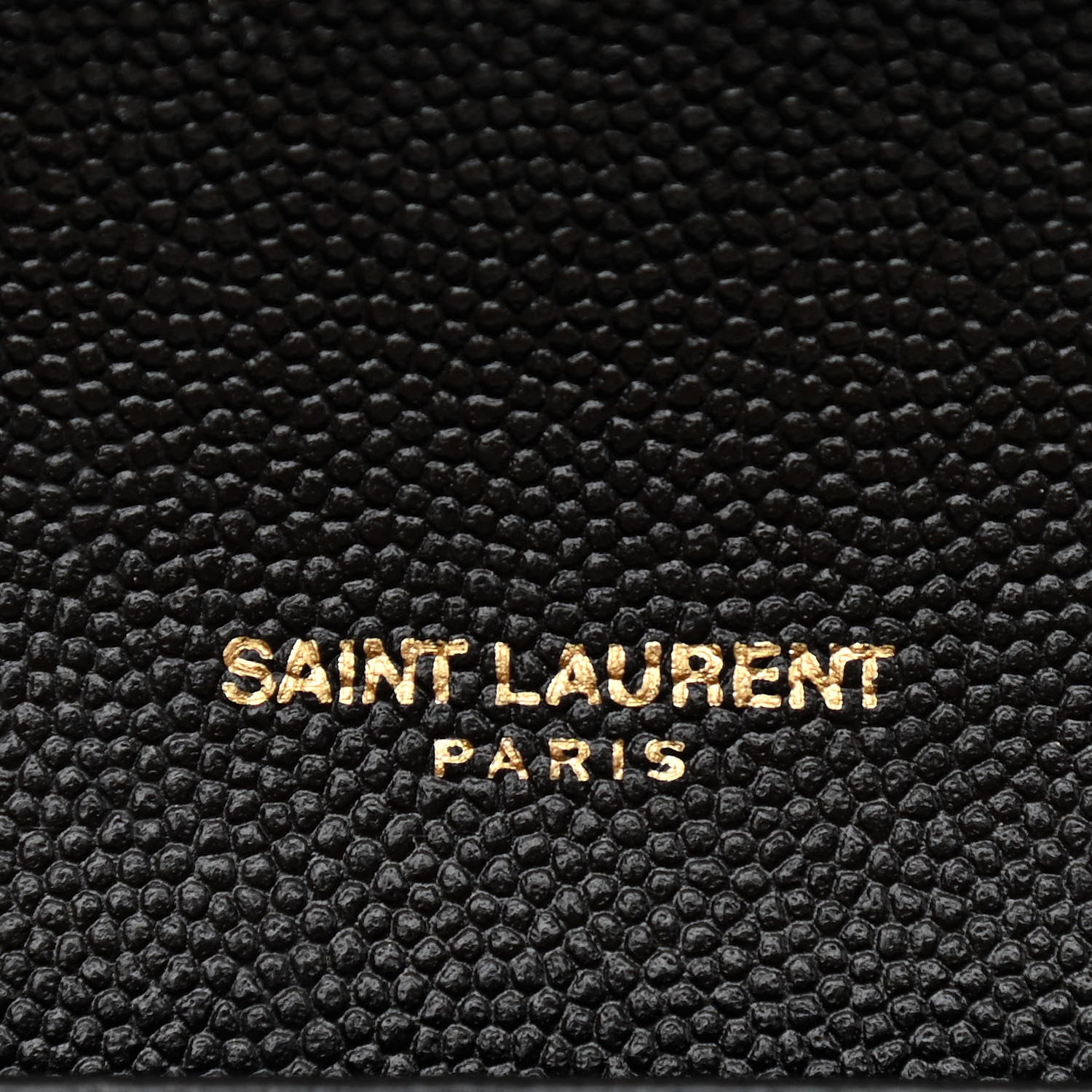 Saint Laurent Grain De Poudre Uptown Chain Wallet Black 7 of 12