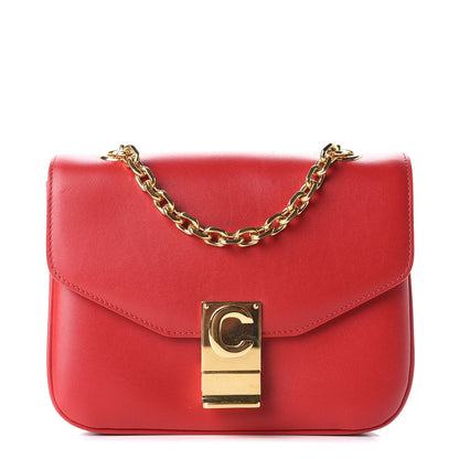 Celine Shiny Calfskin Small C Bag Red 1 of 11