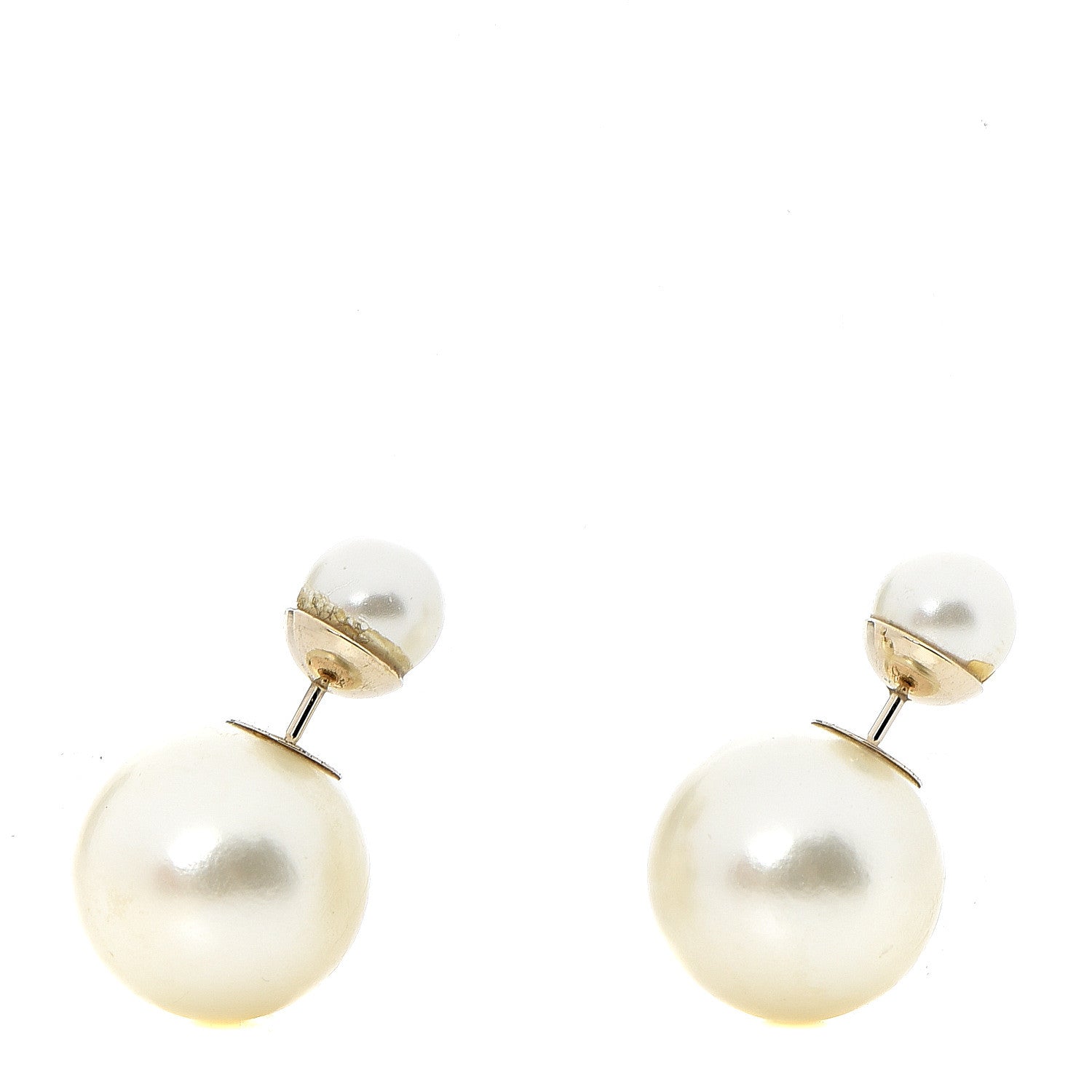 Christian Dior Pearl Mise En Dior Tribal Earrings 1 of 4