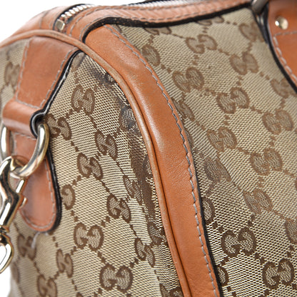 Gucci Monogram Vintage Web Medium Boston Tobacco 24 of 26