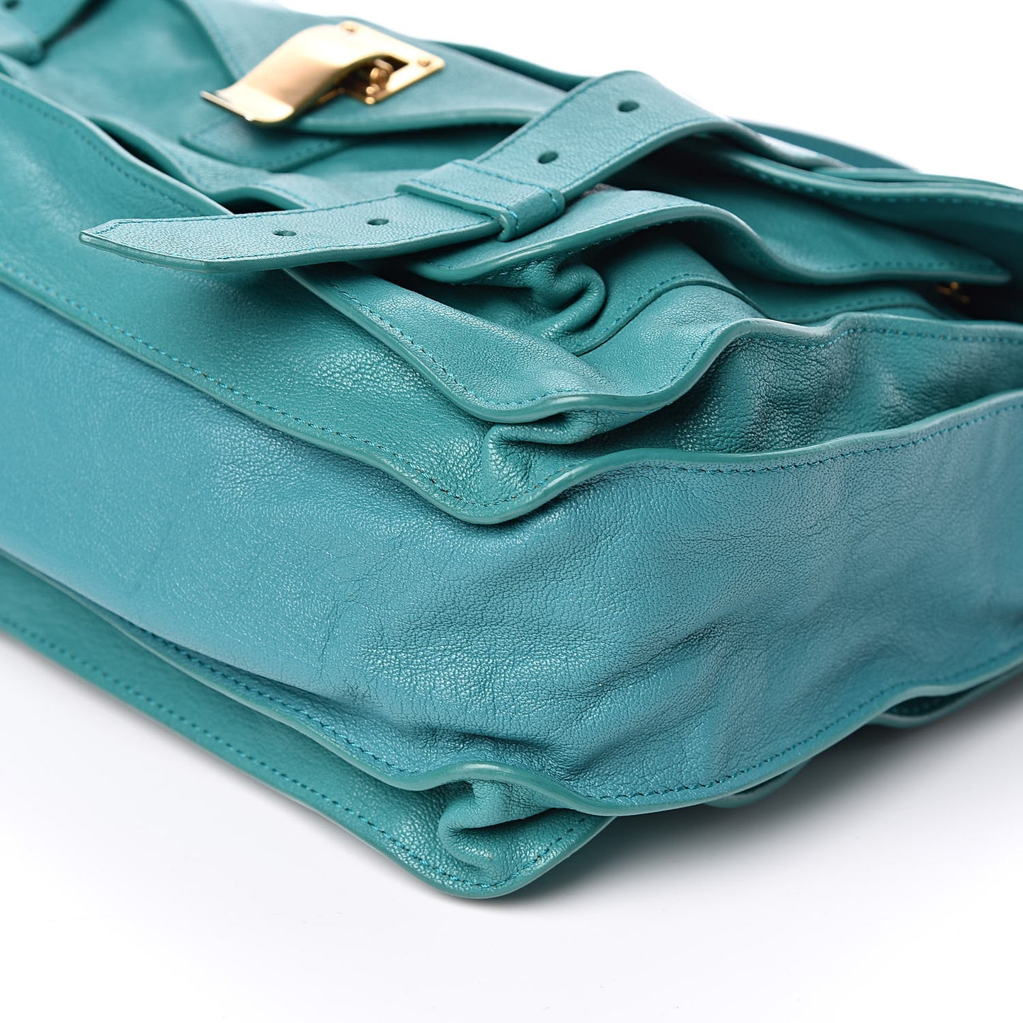 Lambskin Medium PS1 Satchel Emerald
