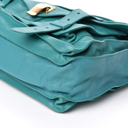 Proenza Schouler Lambskin Medium PS1 Satchel Emerald 8 of 9