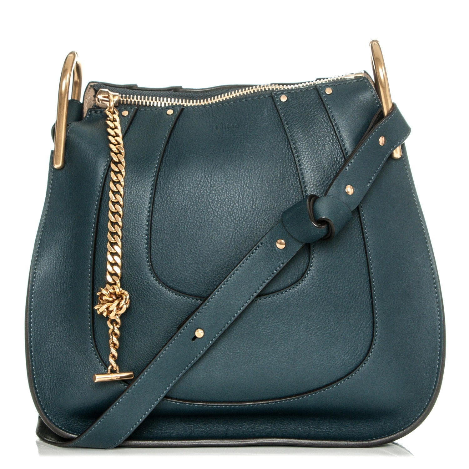 Chloe Calfskin Small Hayley Hobo Blue 1 of 11