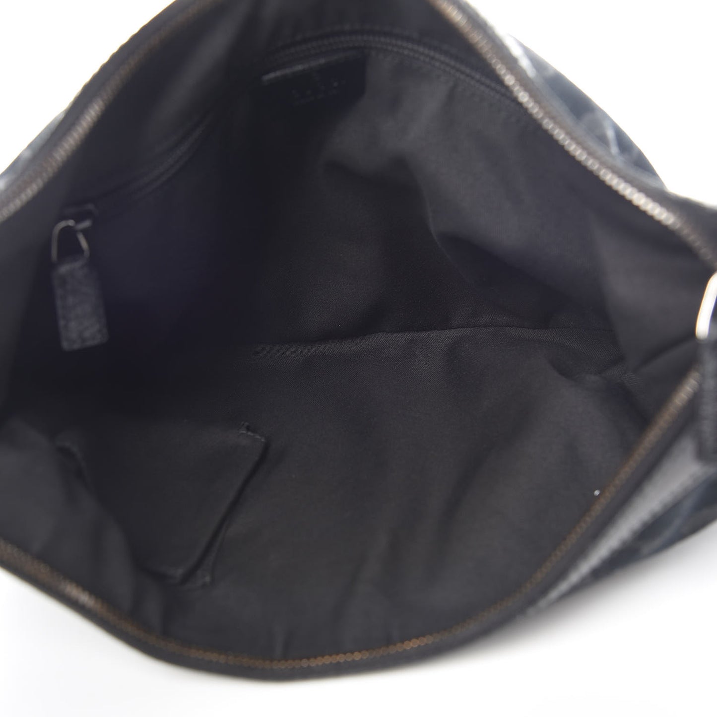 Monogram Web Medium Half Moon Hobo Black