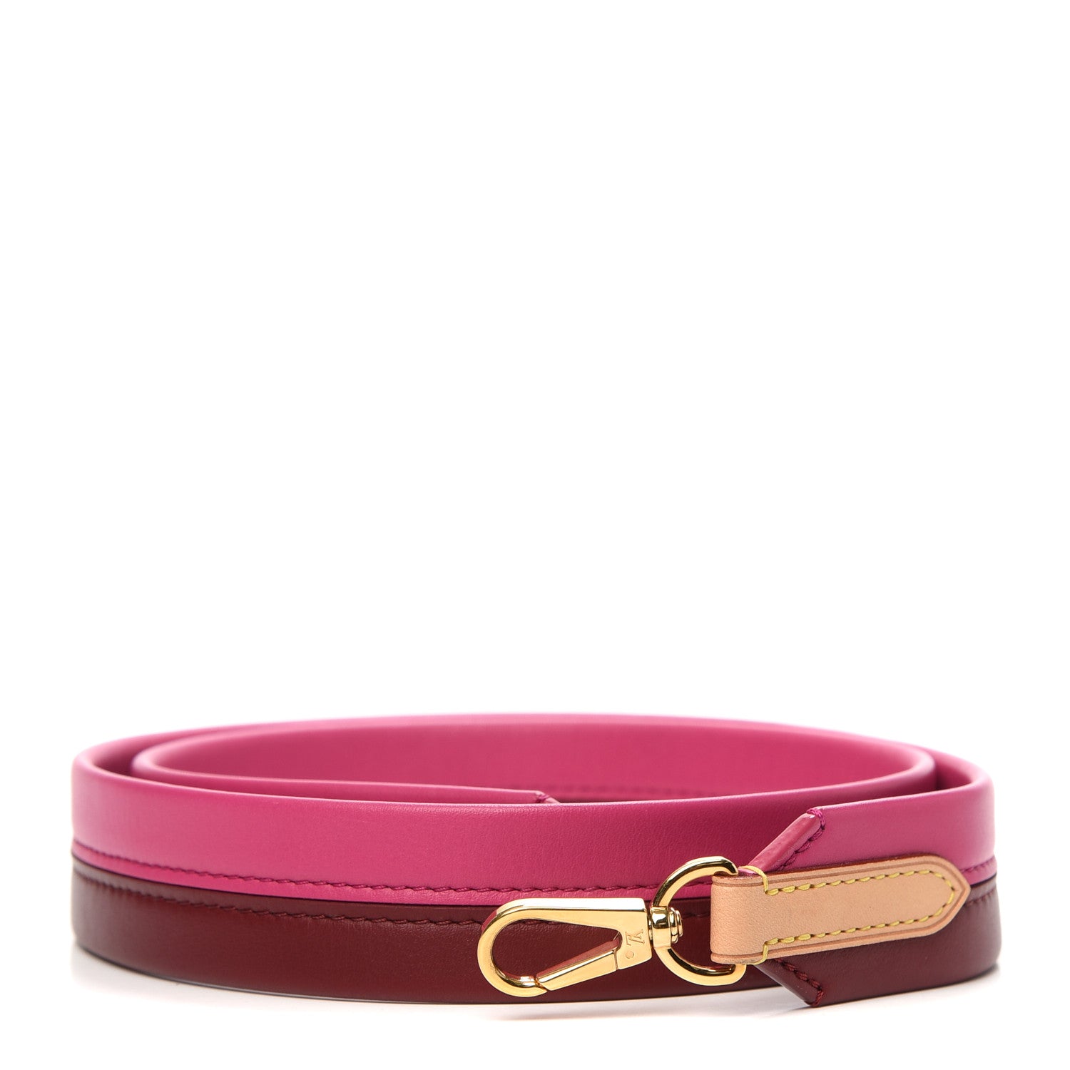 Louis Vuitton Calfskin Cluny BB Shoulder Strap Bordeaux Fuchsia 1 of 2