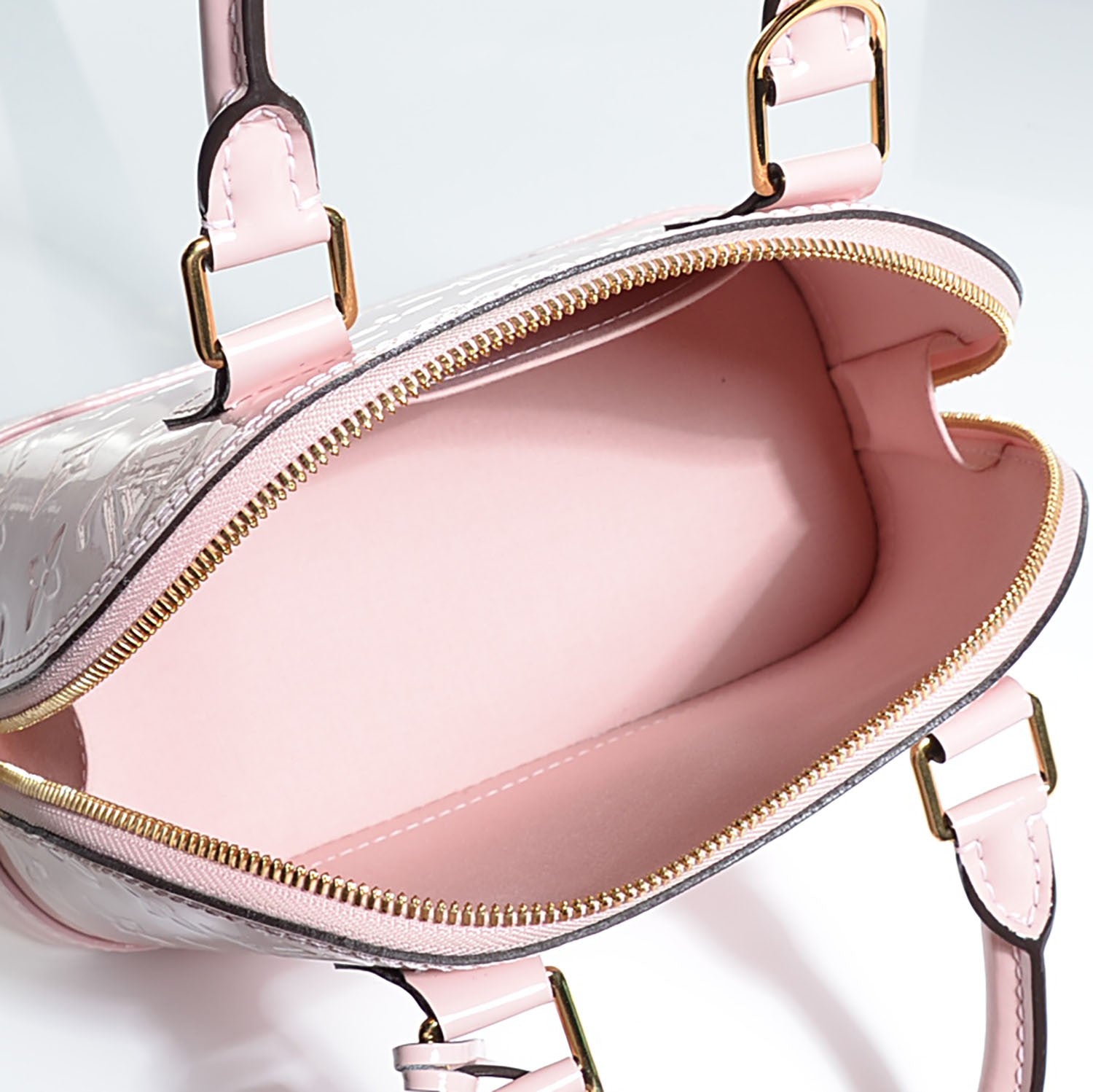 Louis Vuitton Vernis Alma BB Rose Ballerine 6 of 10
