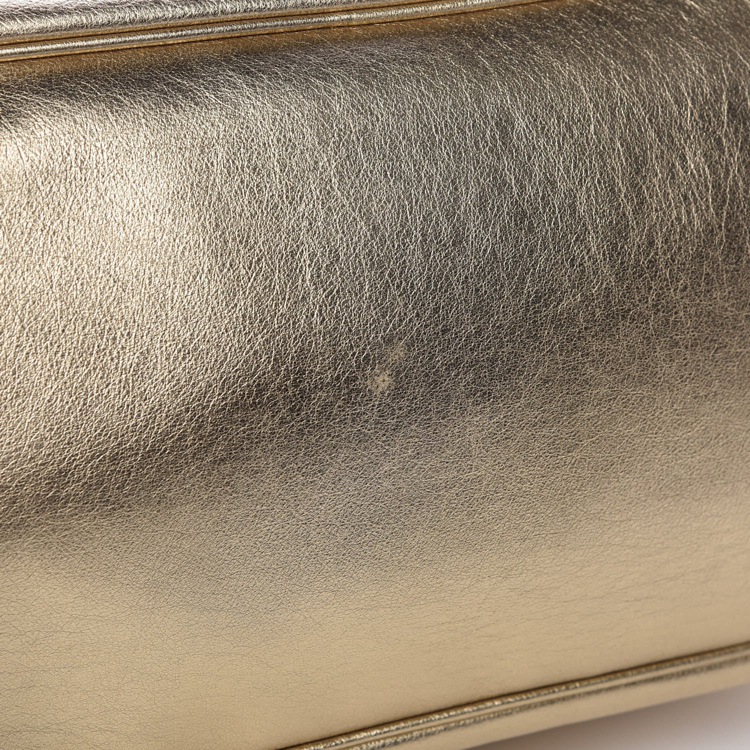 Saint Laurent Metallic Calfskin Y-Mail Tote Gold 9 of 15
