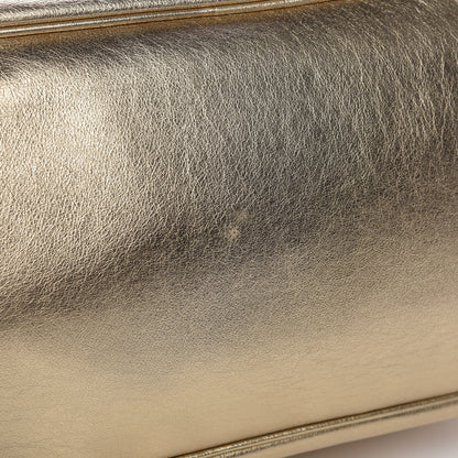 Saint Laurent Metallic Calfskin Y-Mail Tote Gold 9 of 15