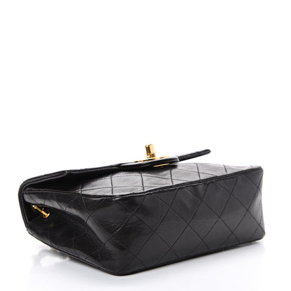 Chanel Lambskin Quilted Mini Square Flap Black 3 of 13