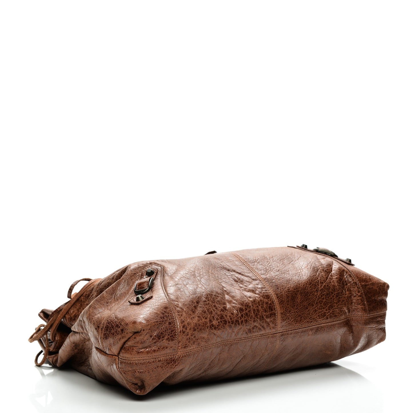 Agneau Classic Hardware Brief Charbon Sienna