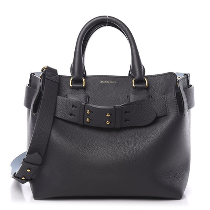Burberry Soft Grain Calfskin Small Belt Bag Charcoal Grey 1 of 10