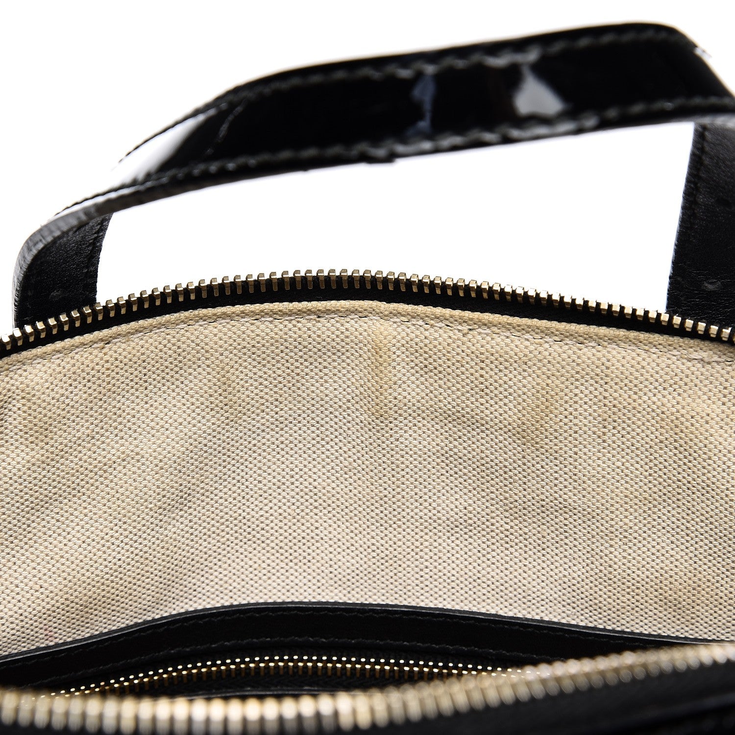 Gucci Patent Microguccissima Large Nice Top Handle Dome Bag Black 13 of 14