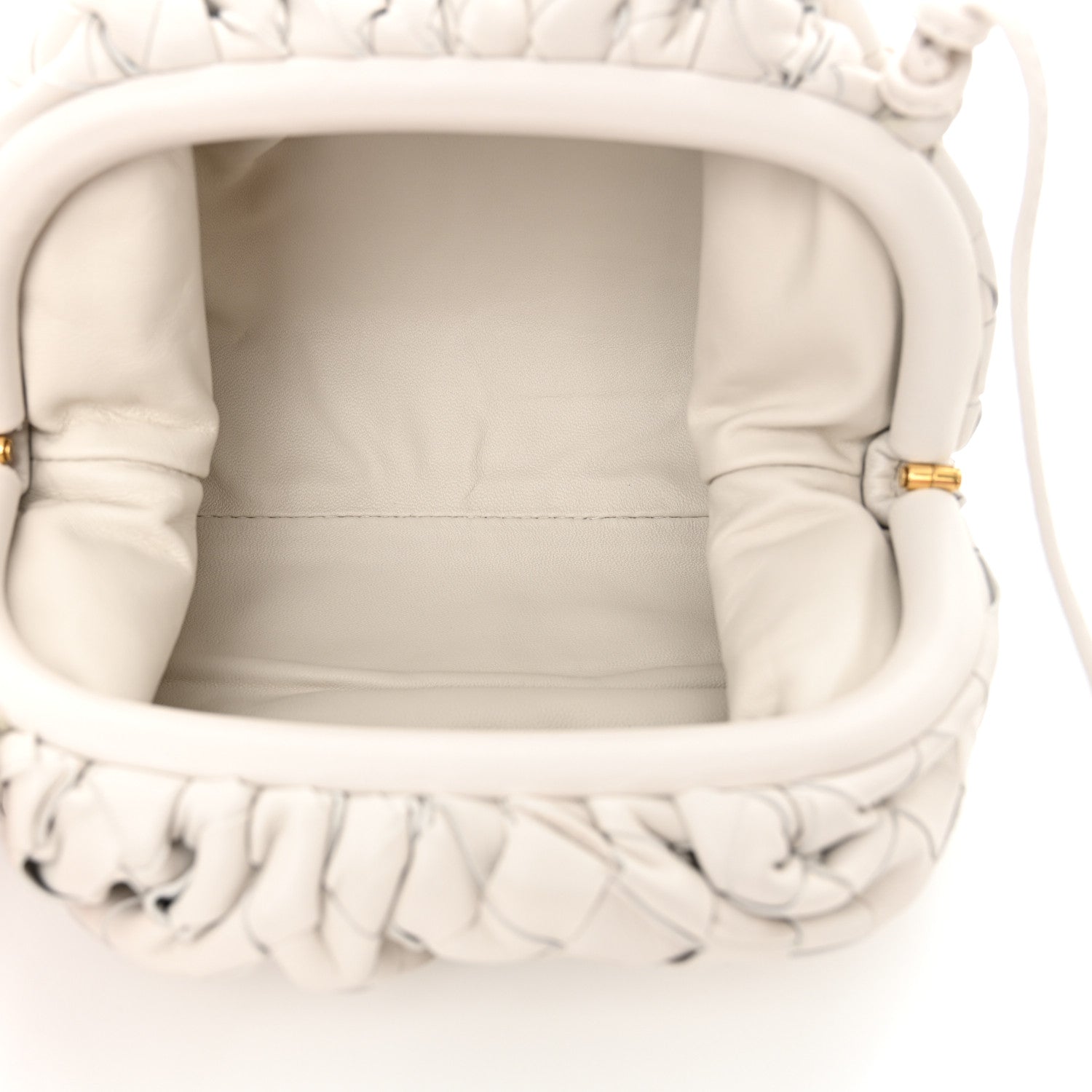 Bottega Veneta Nappa Intrecciato The Mini Pouch Chalk 5 of 10