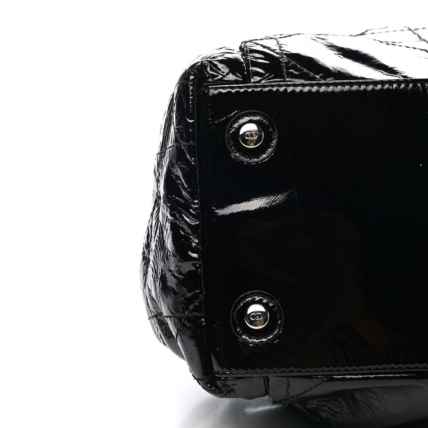 Christian Dior Patent Cannage Medium Le Trente Tote Black 7 of 8