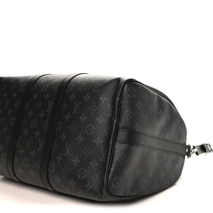 Louis Vuitton Monogram Eclipse Keepall Bandouliere 45 9 of 9