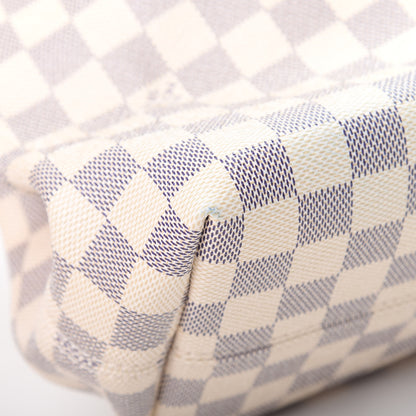 Louis Vuitton Damier Azur Graceful MM Rose Ballerine 14 of 14