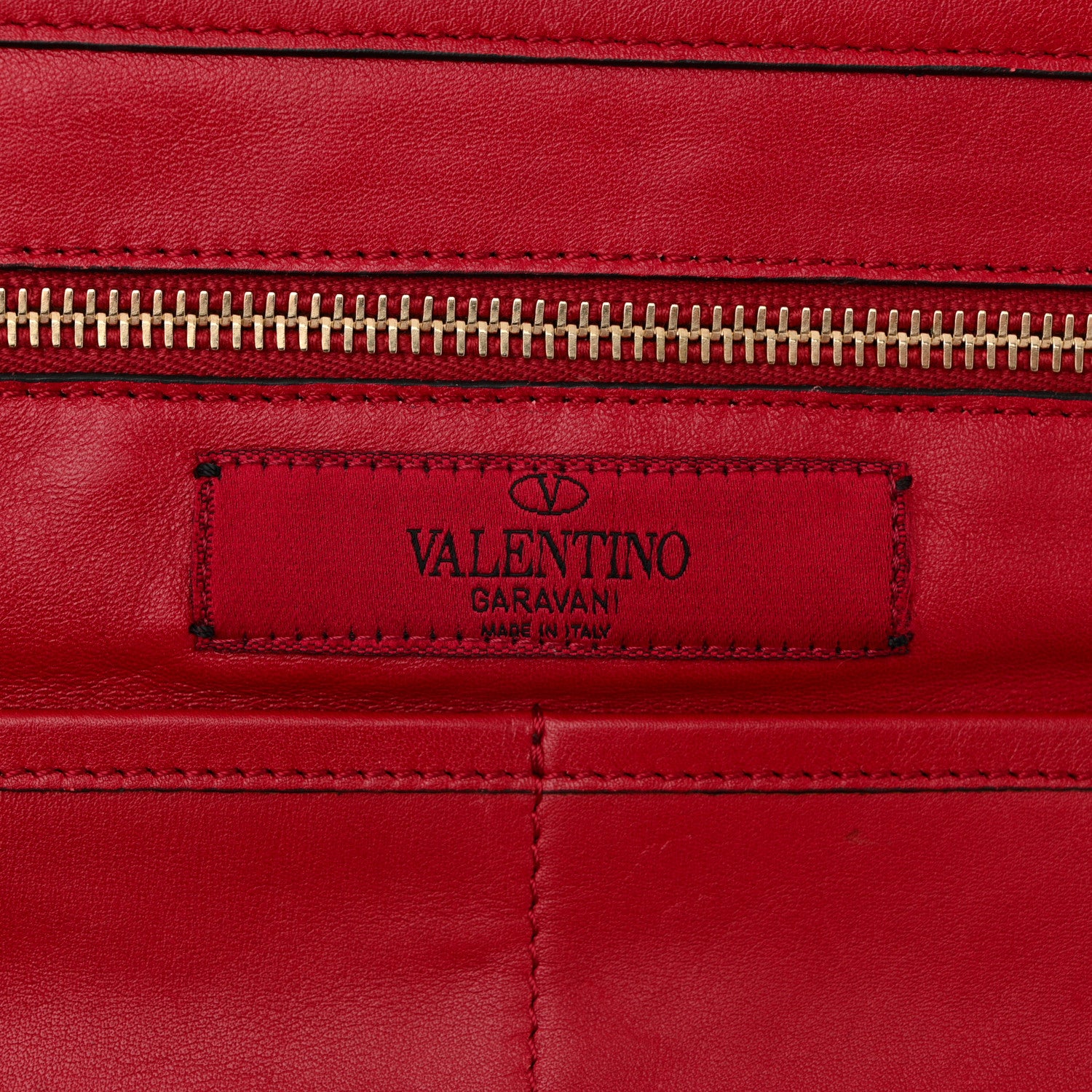 Valentino Garavani Vitello Medium Rockstud Tote Rosso Valentino 6 of 11