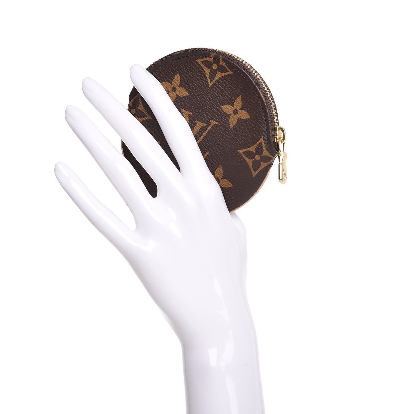 Monogram Round Coin Purse