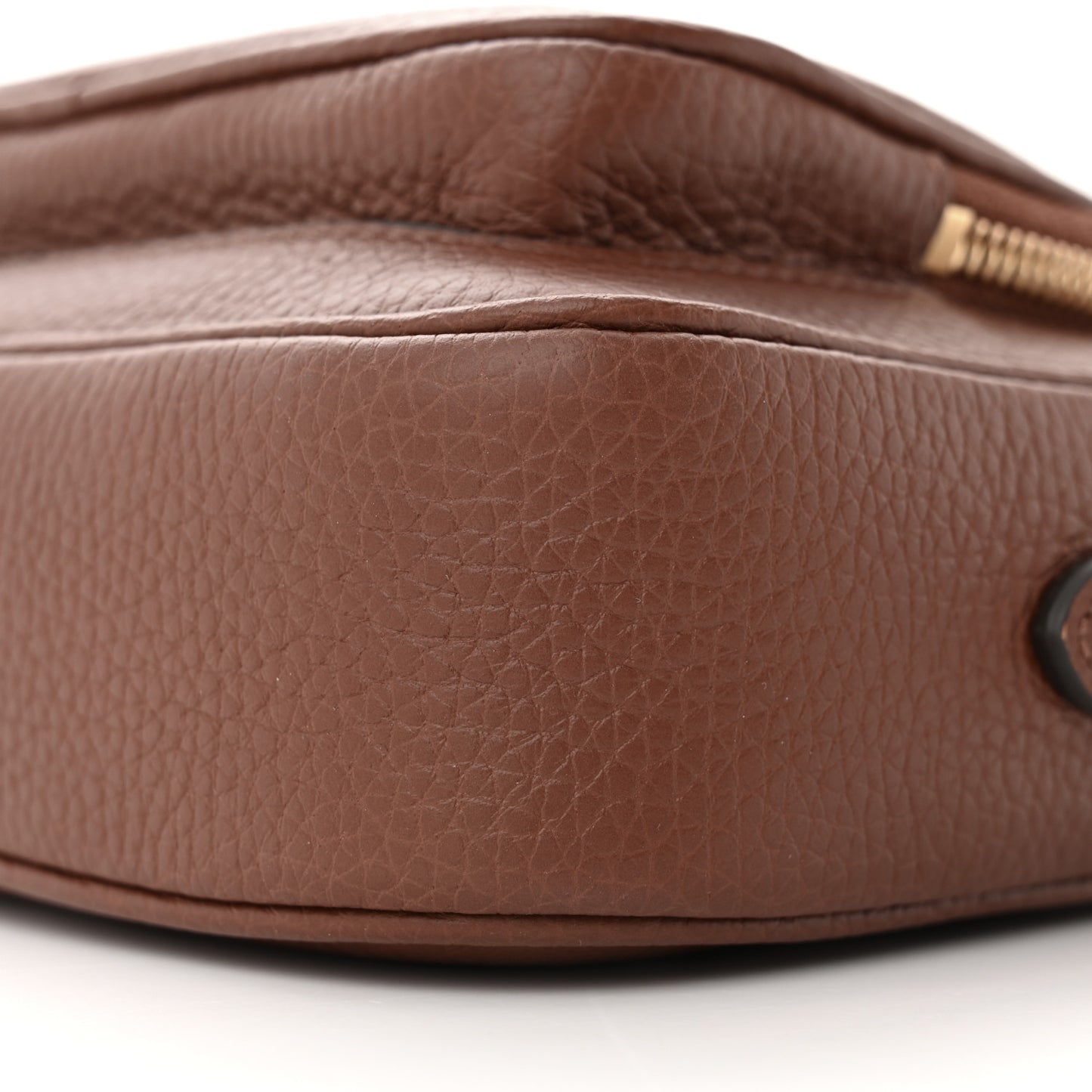 Grained Calfskin Small Camera Bag Tan